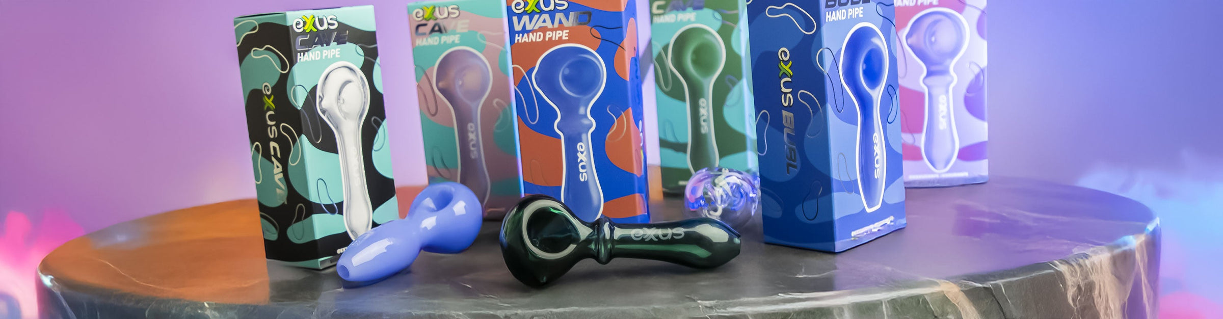 Exxus Hand Pipes Collection Banner