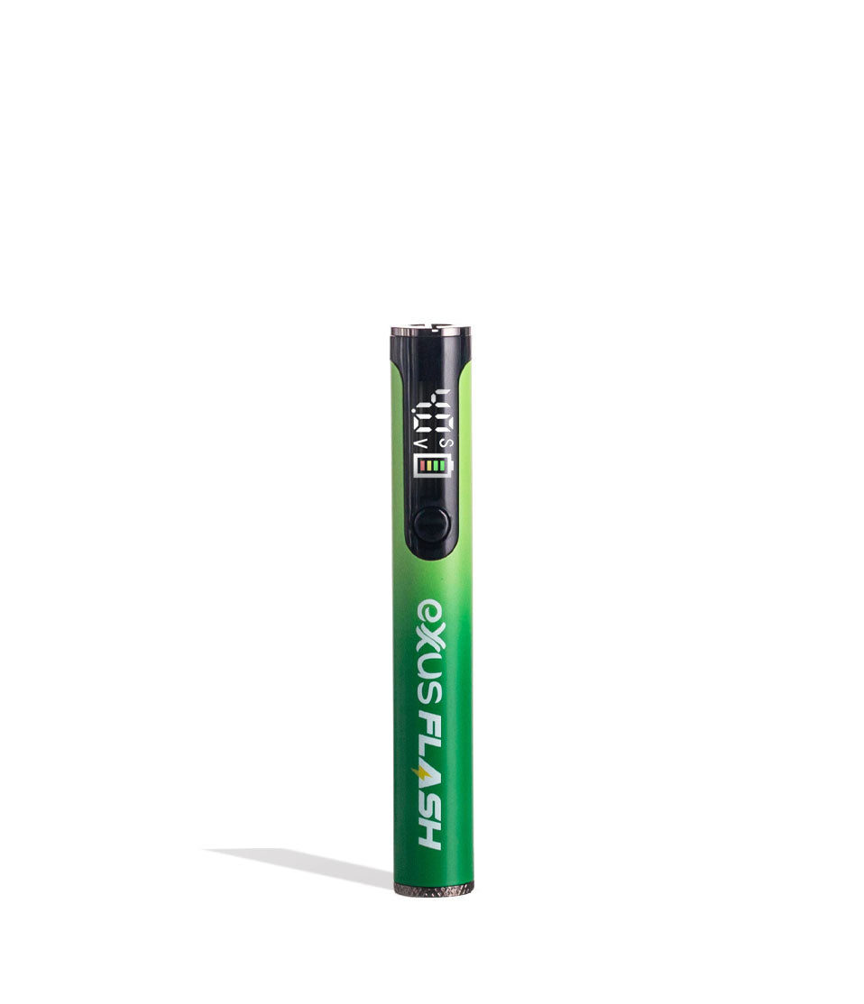 Envy Exxus Vape Flash Flashlight and 510 Variable Voltage Battery Front View on White Background